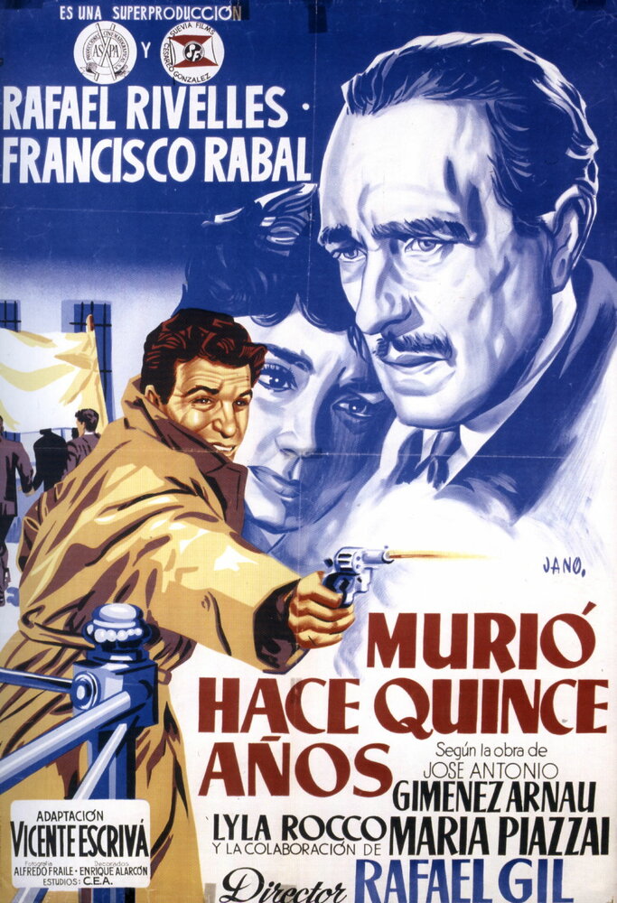 Murió hace quince años (1954) постер