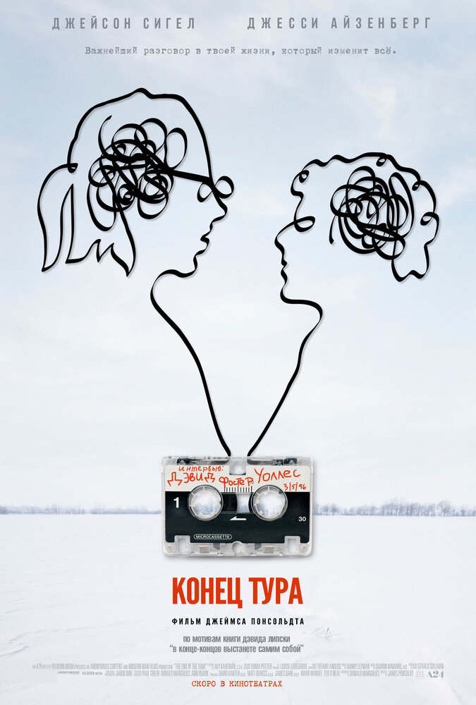 Конец тура (2015) постер